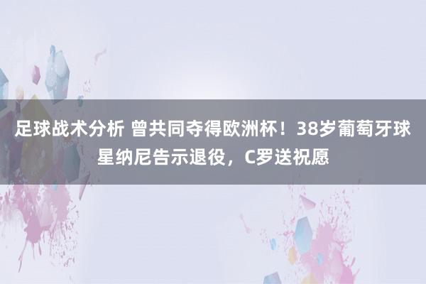 足球战术分析 曾共同夺得欧洲杯！38岁葡萄牙球星纳尼告示退役，C罗送祝愿